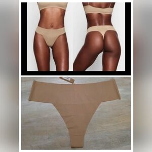 SKIMS Naked Dipped Thong, CLAY Size 2X NWT